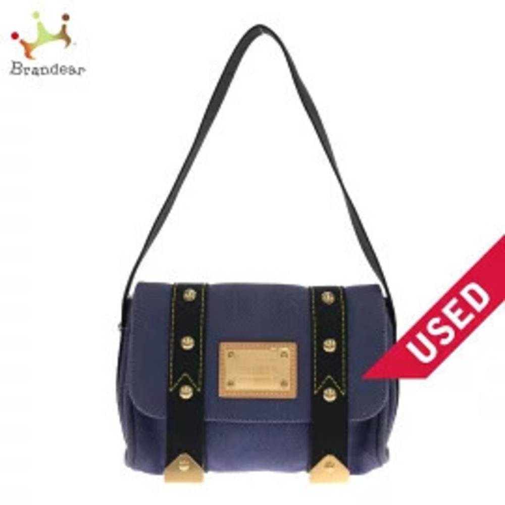 LOUIS VUITTON Sac Rabat Shoulder Bag Blue Canvas